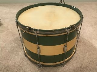 Gretsch Drum Set Round Badge 1950’s RARE Two Tone Drums Drumset 9