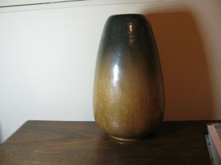 Rare Fulper Bullet Ishaped Copperdust Glaze Label 12 3/4 " Vase
