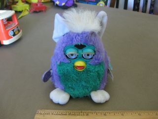 Furby Baby Coco Model 70 - 940 Purple With Green Belly 1999 Has Tags Rare