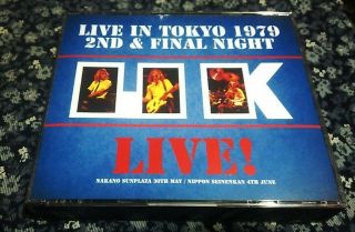 Uk (john Wetton/eddie Jobson/terry Bozzio) / 1979 Japan / Rare Live Import / 4cd