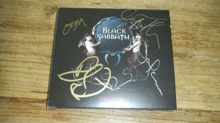 Black Sabbath - Reunion Cd - Signed By All 4 Butler / Iommi / Ward / Ozzy Rare