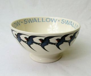 Bridgewater Bird Bowl England Pottery Swallow Rare 5 1/4 " Emma