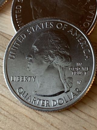 Fresh Roll Of 40: 2019 W Lowell Massachusetts Quarter 25c All Rare W Mintmarks