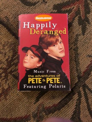 The Adventures Of Pete & Pete Happily Deranged Cassette Tape Rare Cereal Promo