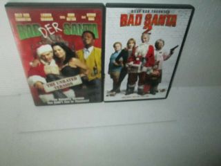 Bad Santa 1 & 2 Rare Comedy Dvd Set Billy Bob Thornton Katy Bates