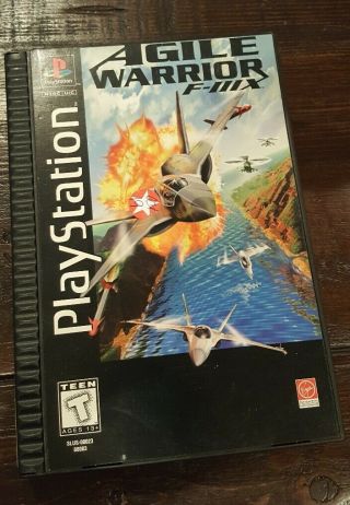 Agile Warrior F - Iiix - Playstation 1 Ps1 Rare Game Complete Long Box