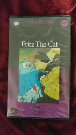1982 Fritz The Cat Warner Brothers Vhs Horror Animated Rare Comedy Sleaze