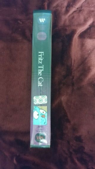 1982 Fritz the Cat Warner Brothers VHS horror animated rare comedy sleaze 2