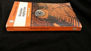 Rare 1984 Nineteen Eighty - four George Orwell Penguin eye cover 1964 vintage 2
