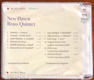 Haven Brass Quintet - VERY RARE Red Rose SACD 2