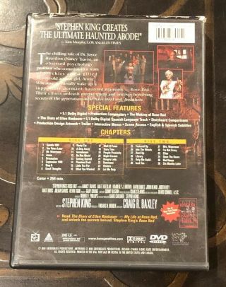 DVD Stephen King ' s ROSE RED 2 - Disc Deluxe Edition: RARE HTF OOP Horror TV Series 3
