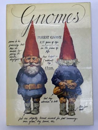 Gnomes Poortvliet Huygen Rare 1977 1st English Edition - Coffee Table Book