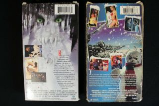 Jack Frost 1 & 2 Vhs RARE OOP LENTICULAR COVER 2