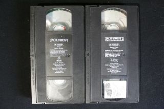 Jack Frost 1 & 2 Vhs RARE OOP LENTICULAR COVER 3