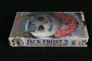 Jack Frost 1 & 2 Vhs RARE OOP LENTICULAR COVER 4