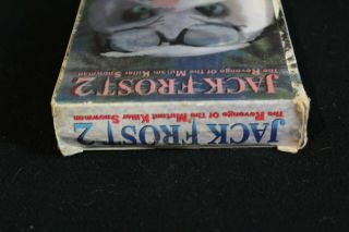 Jack Frost 1 & 2 Vhs RARE OOP LENTICULAR COVER 5