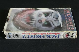 Jack Frost 1 & 2 Vhs RARE OOP LENTICULAR COVER 6