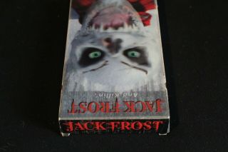 Jack Frost 1 & 2 Vhs RARE OOP LENTICULAR COVER 8