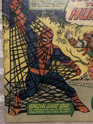 RARE 1964 SILVER AGE SPIDER - MAN 15 KEY 1ST APP APPEARANCE OF KRAVEN 5
