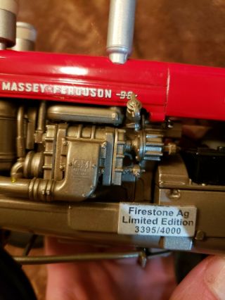 Speccast Massey Ferguson 98 Diesel Tractor Firestone Ag Limited Edition Rare