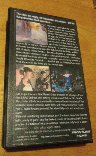 Meat Market 2 Vhs Rare Sov Horror Gore Zombies Release 3