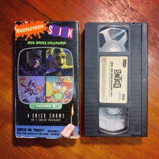 Snick Halloween Vol.  3 Nickelodeon Vhs Rare Oop Collectors Edition 90s Toy