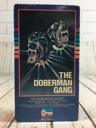 The Doberman Gang Vhs Rare
