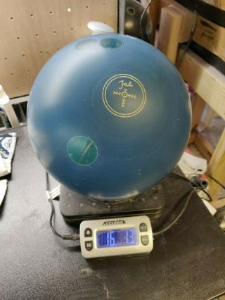 16 Lb Faball Blue Hammer - Rare Urethane - Fully Plugged And Resurfaced