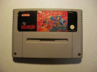 Mega Man 7 (cart Only) - Very Rare Snes Classic.  Pal Version,  Authentic.