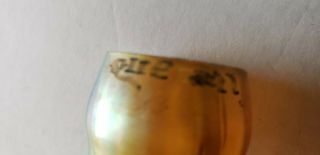 Rare 3 Quezal TULIP SHADE SHADES SIGNED BY QUEZAL THERE FROM A OLD CHANDELIER 10