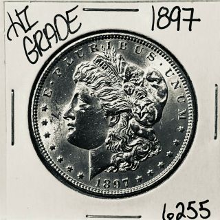 1897 Morgan Silver Dollar Coin 6255 Rare Estate