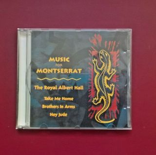 Music For Montserrat Rare 3 Track Cd (phil Collins/mark Knopfler/paul Mccartney/