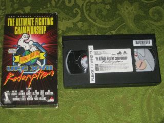 ULTIMATE FIGHTING CHAMPIONSHIP UFC XVII REDEMPTION VHS VIDEO RARE NOT ON DVD 2