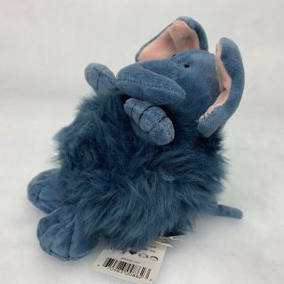 Jellycat Puffball the Elephant Small Furry Plush Toy RARE with Tags 4