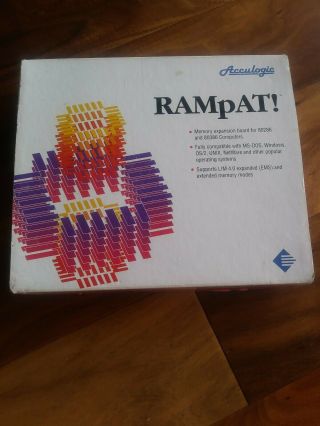 Acculogic Ultra Rare Rampat Memory Expansion Isa 286 386 Add An Additional 16mb