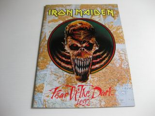 Rare Iron Maiden Fear Of The Dark 1992 Japan Tour Program Japanese Brochure