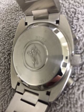 Burberry Men ' s Watch BU7205 Silver Stainless Steel Band - RARE 5