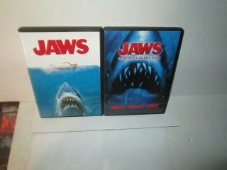 Jaws 1 2 3 & 4 Rare Horror Dvd Set Sharks Roy Scheider Speilberg 