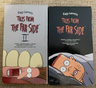 Tales From The Far Side 1 And 2 Vhs Tapes Gary Larson 