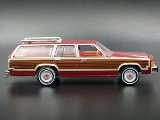 1981 81 FORD LTD COUNTRY SQUIRE WAGON W HITCH RARE 1:64 SCALE DIECAST MODEL CAR 2