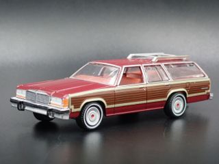 1981 81 FORD LTD COUNTRY SQUIRE WAGON W HITCH RARE 1:64 SCALE DIECAST MODEL CAR 3