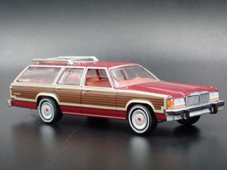 1981 81 FORD LTD COUNTRY SQUIRE WAGON W HITCH RARE 1:64 SCALE DIECAST MODEL CAR 4