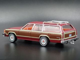 1981 81 FORD LTD COUNTRY SQUIRE WAGON W HITCH RARE 1:64 SCALE DIECAST MODEL CAR 5