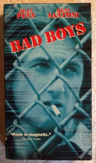Bad Boys (prev.  Viewed Vhs,  Uncut 2001) Rare Anchor Bay Oop Sean Penn