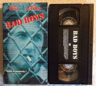 Bad Boys (Prev.  Viewed VHS,  UNCUT 2001) RARE Anchor Bay OOP Sean Penn 3