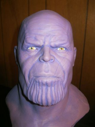 Thanos Marvel Avengers 1/2 Half Life Size Translucent Resin Bust Sideshow Rare
