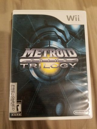 Metroid Prime Trilogy (nintendo Wii,  2013) Cib Complete 100 Authentic Rare