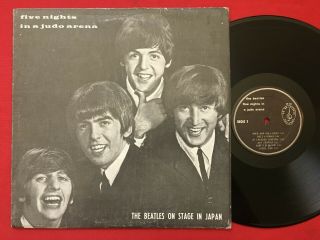 The Beatles Five Nights In A Judo Arena Rare Lp Live In Japan Deweintraub