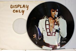 Rare Elvis Promotional Picture Disc Lp - The Legend Of A King