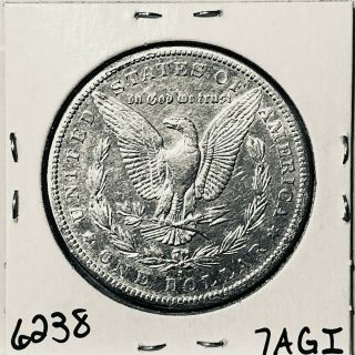 1885 S MORGAN SILVER DOLLAR COIN 6238 RARE KEY DATE 2